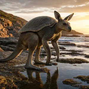 Kangaroo + Sea turtle